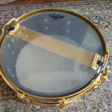 Used Remo Louie Bellson sig. snare WMP Gold 14"x5.5" Snare Drum No. 158/1000