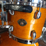 Used Tama Starclassic Performer 90s MIJ Birch 5 Piece Drum Kit. 20,10,12,14, Amber Gold