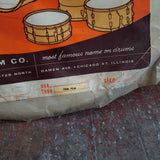 NOS Ludwig Weathermaster 17" White Drum Head