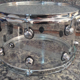 Used Natal Acrylic Clear 14"x8" Snare Drum