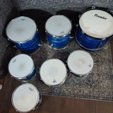 Vintage Premier Olympic Blue Silk 7 piece Mega Kit