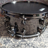 Mapex Black Panther Steel 14" Snare Drum Black Nickel Plated (Used)