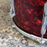 Vintage Premier 14"x8" Red Pearl Tom Drum Used