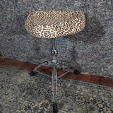 Mapex Leopard Print Tractor Top Stool / Throne (used)