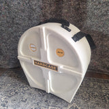 Used Hardcase HN14S White Fully Lined 14" Snare Drum Case