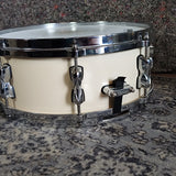 Used Tama Superstar 14"x5.5" Birch Snare Drum - White