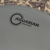 Aquarian 14" 2ply Texture Coated Grey Reflector Drumhead TCREF14 (new)