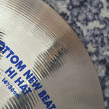 Used Rare Zildjian A New Beat Platinum 14" l Hi Hat Cymbals