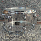 Used Natal Acrylic Clear 14"x8" Snare Drum 2000s
