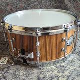 Mint Dixon Mel Gaynor sig. snare Maple/Zebrawood 14"x6" Snare Drum (No. 2)