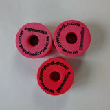 Used Red Cympad Chromatics Cymbal Felt Pads x3