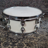 Used Premier Artist Maple White 14"x 5.5" Snare Drum