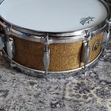 Mint Gretsch Keith Carlock Signature Natural Patina Brass 14"x5.5" Snare Drum