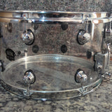 Used Natal Acrylic Clear 14"x8" Snare Drum 2000s