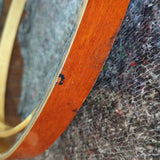 Pair of Used Orange Mapex Bass Drum Hoops