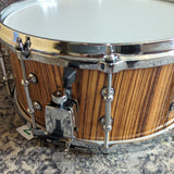 Mint Dixon Mel Gaynor sig. snare Maple/Zebrawood 14"x6" Snare Drum (No. 2)