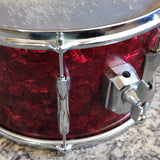 Vintage Premier 14"x8" Red Pearl Tom Drum Used