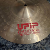 Used UFIP Naturals 15" Light Hi Hat Cymbals