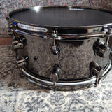 Mapex Black Panther Steel 14" Snare Drum Black Nickel Plated (Used)