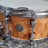 Mint Tama Starphonic Maple/Mappa Burl 14x6" Snare Drum