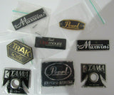 Drum Badges - Japanese Brands - Pearl, Tama, Trak HRK, Maxwin, Yamaha