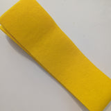 Pair of 100% wool bass drum felt strips mute 6cm wide - various colours UK made