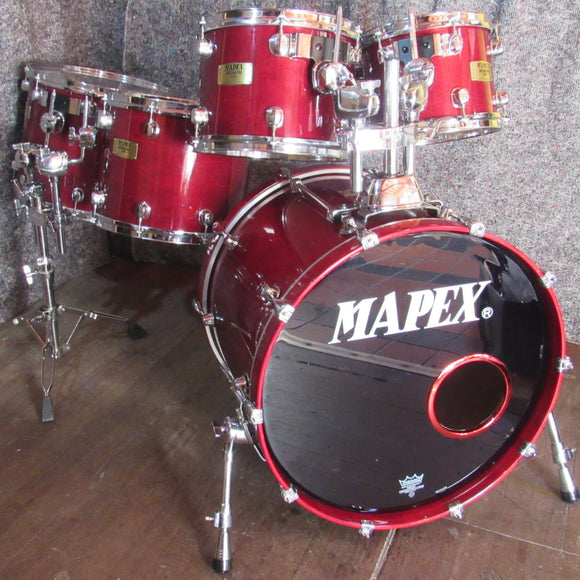 Mapex Saturn Pro Shell Pack Drum Kit 22,10,12,14,16, Red Lacquer