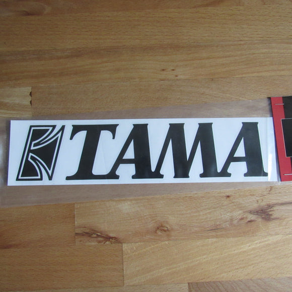 New Tama TLS100BK Logo Sticker Black