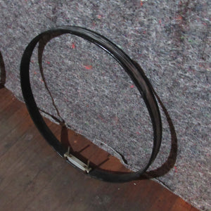 English Rogers Bass Drum Hoop 22" grey ripple with built in anchor.