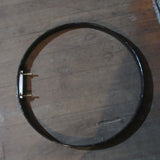 English Rogers Bass Drum Hoop 22" grey ripple with built in anchor.