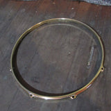 Pair of 16" Gold Hoops 8 Hole