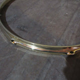Pair of 16" Gold Hoops 8 Hole
